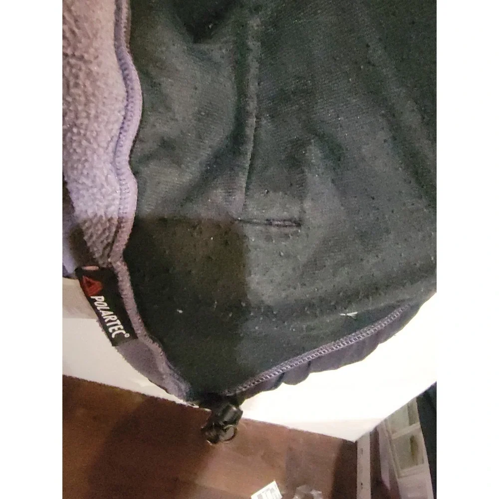 The North‎ Face Denali Vest Mens XXL Black Gray Fleece Full Zip Polartec Jacket